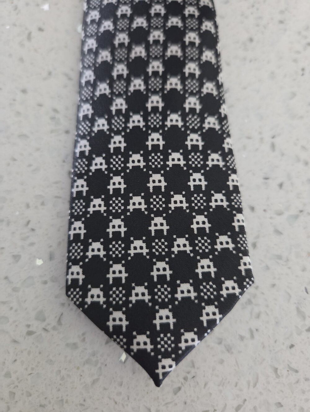 Space Invaders Tie By Black Tie Geeks